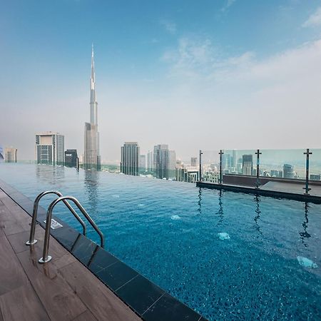 Aliving Luxury 2Br With Infinity Pool At Paramount Hotel Midtown Close To Dubai Mall & Burj Khalifa Exteriör bild
