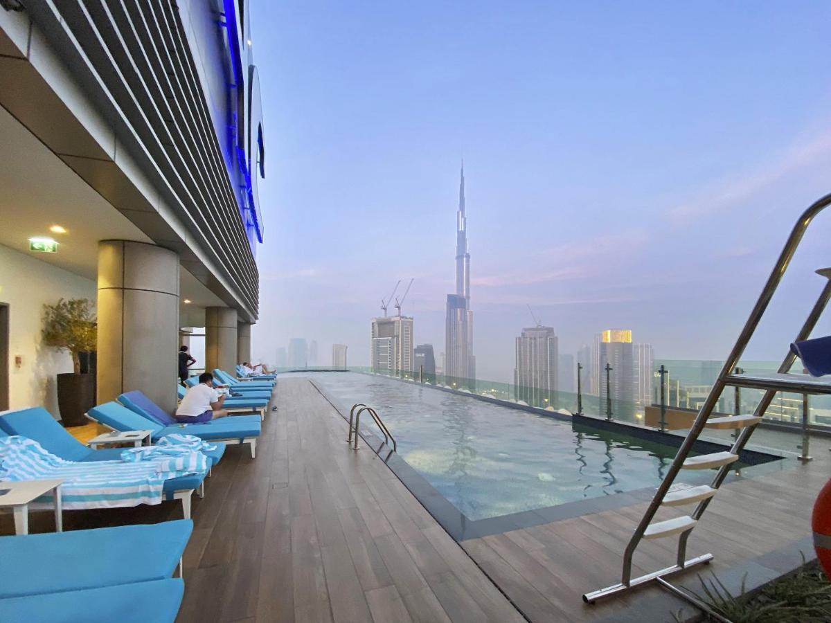 Aliving Luxury 2Br With Infinity Pool At Paramount Hotel Midtown Close To Dubai Mall & Burj Khalifa Exteriör bild