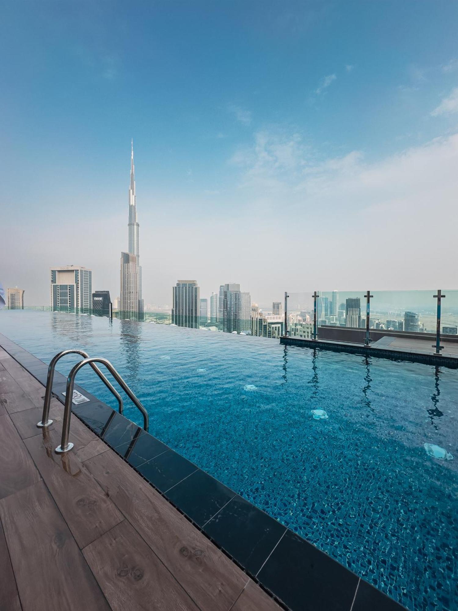 Aliving Luxury 2Br With Infinity Pool At Paramount Hotel Midtown Close To Dubai Mall & Burj Khalifa Exteriör bild